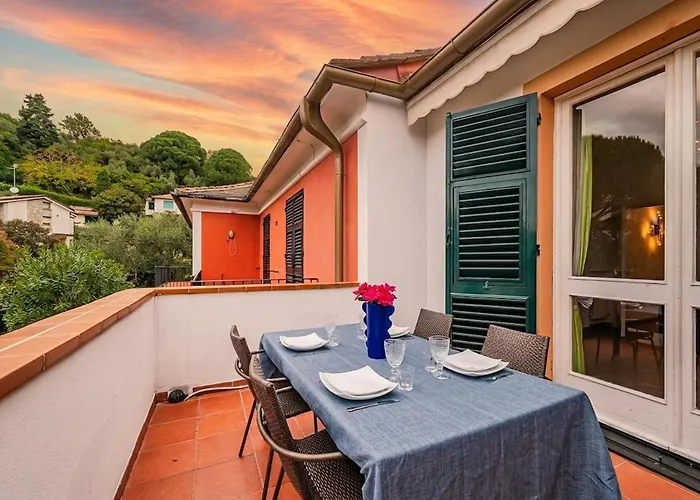 Center Near The Sea With Terrace Free Parking Ac Wifi Appartement Rapallo